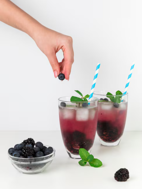 Cócteles con moras