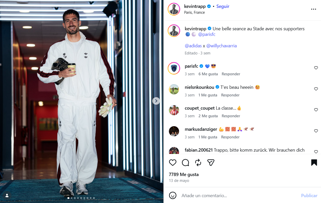 Fotocaptura del Instagram: @kevintrapp
