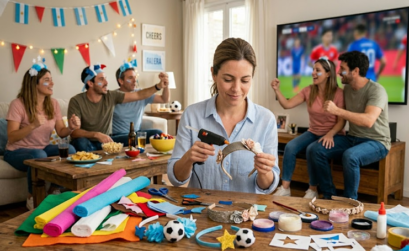 Cotillón para ver partidos