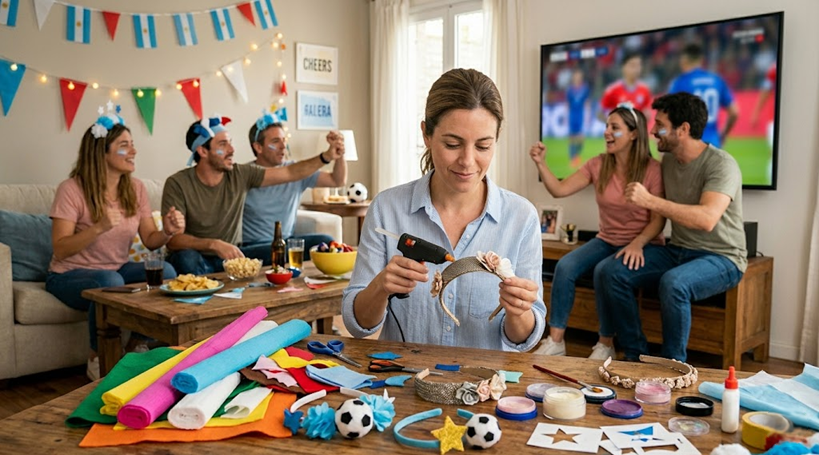 Cotillón para ver partidos