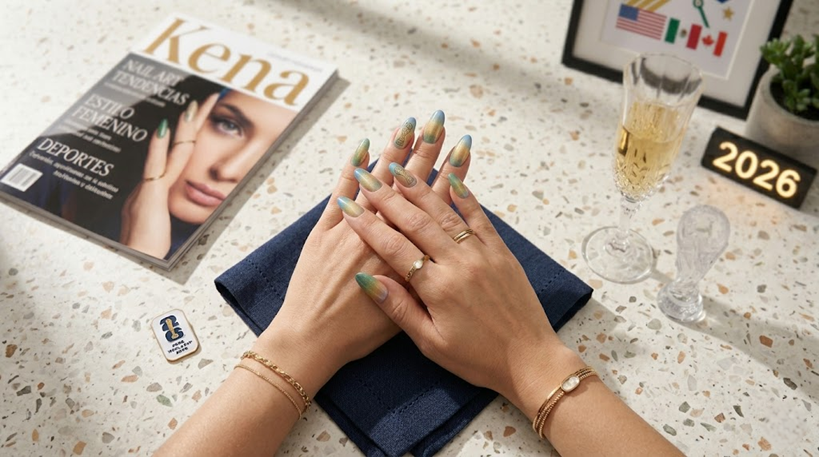 Nail art fútbol