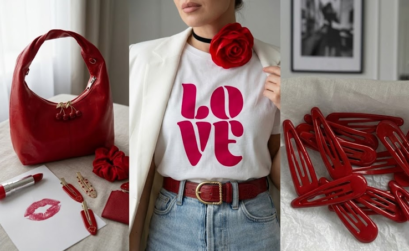 Ropa color rojo mujer