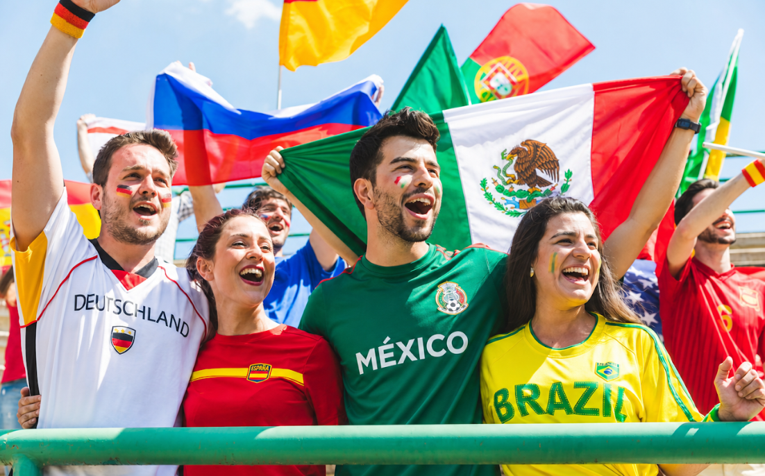 Aficionados al futbol