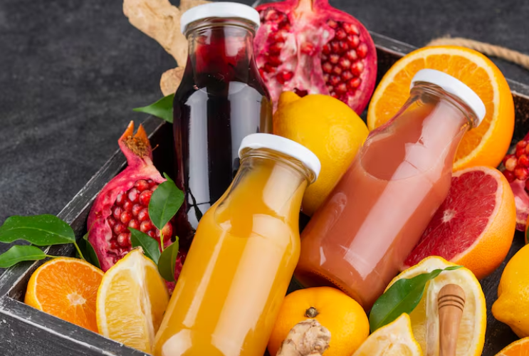 Jugos de frutas industrializados