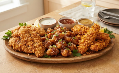 Pollo frito crujiente