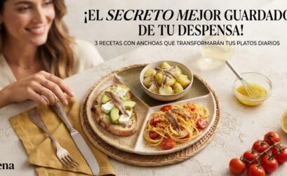 Filetes de anchoa en la cocina