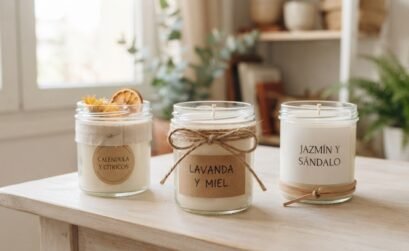 Velas ecológicas recicladas