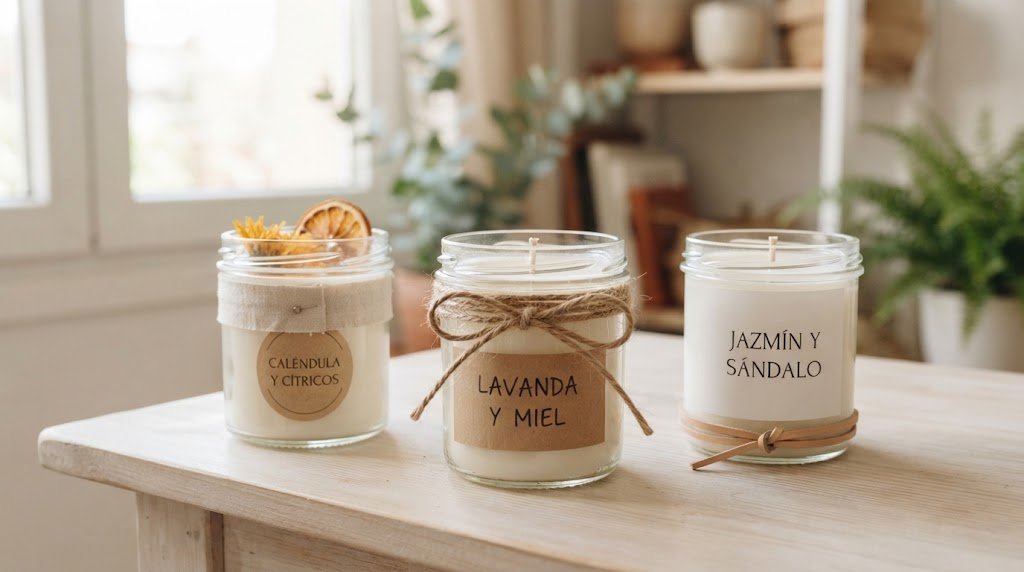 Velas ecológicas recicladas