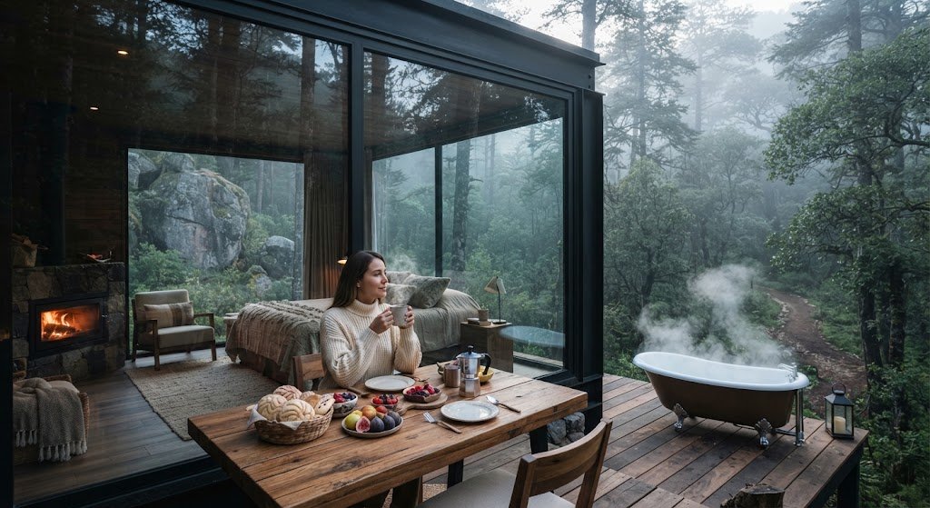 Cabañas románticas en el bosque México
