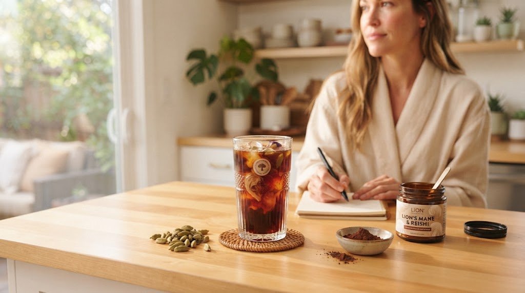 Café frío con especias