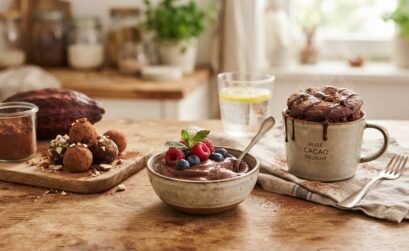 Recetas con cacao puro