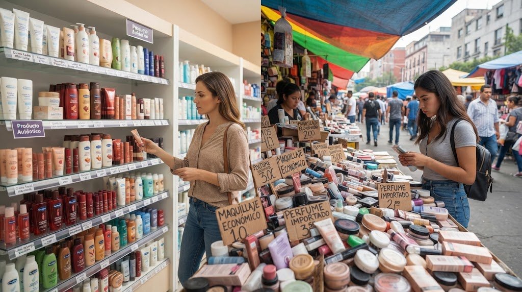 Mercado informal de belleza en México