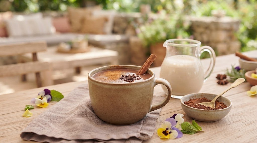 Cacao y canela sin lácteos