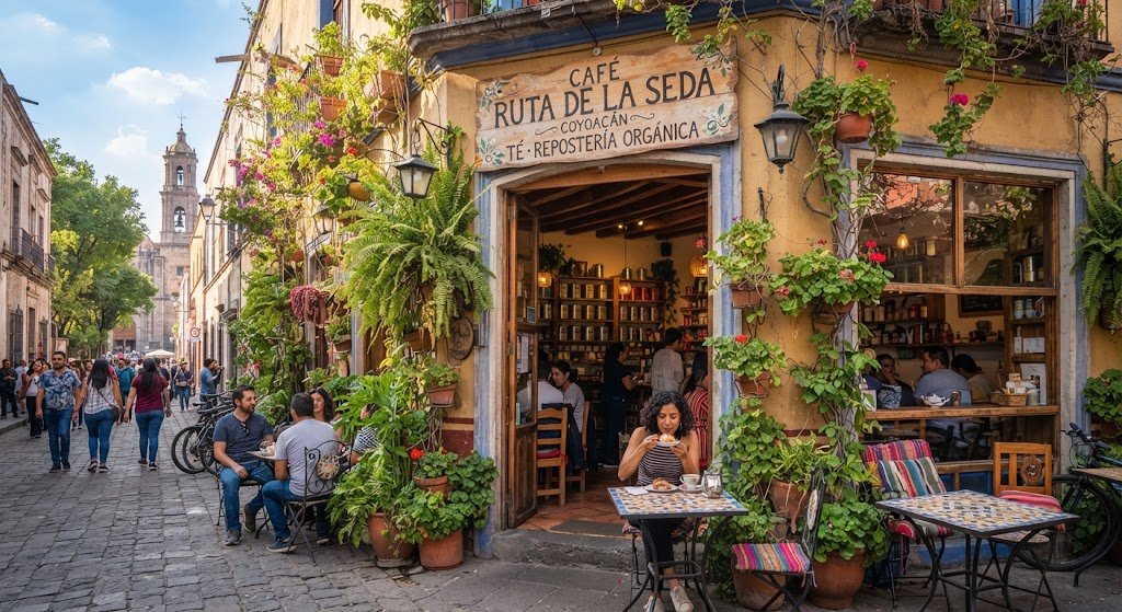 Café Ruta de la Seda en Coyoacán