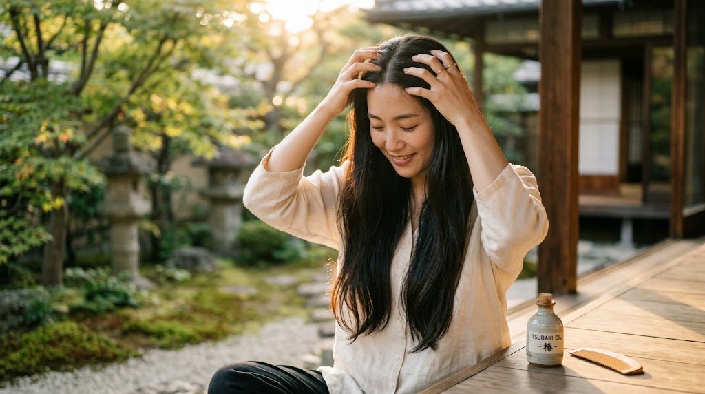 Secreto japonés cabello brillante
