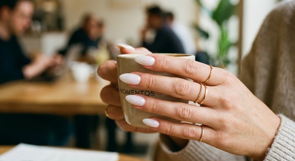 Uñas milky white