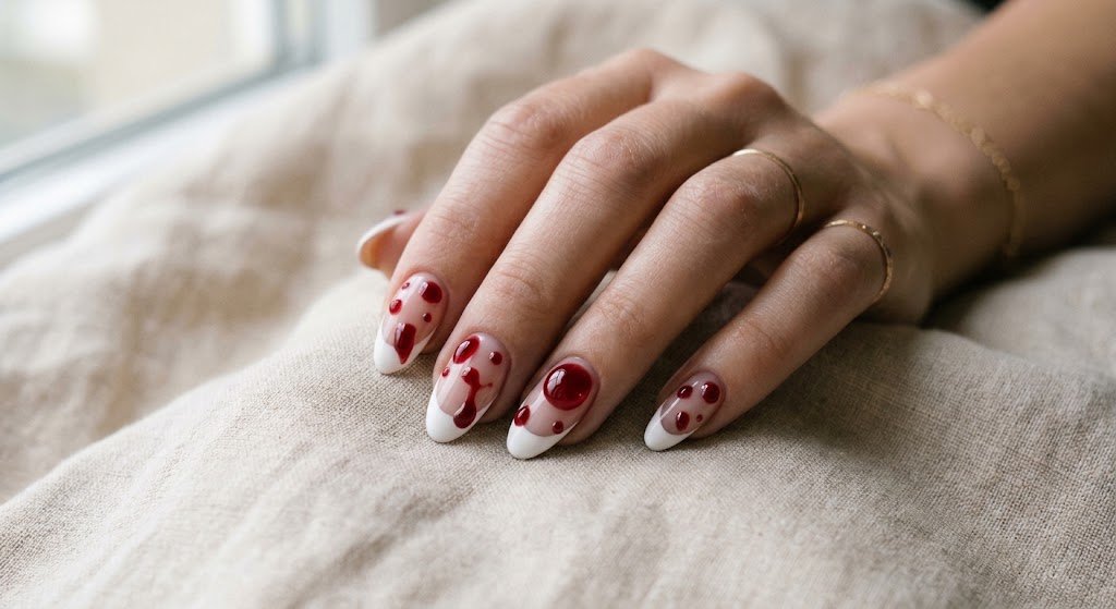 Manicura halloween fácil
