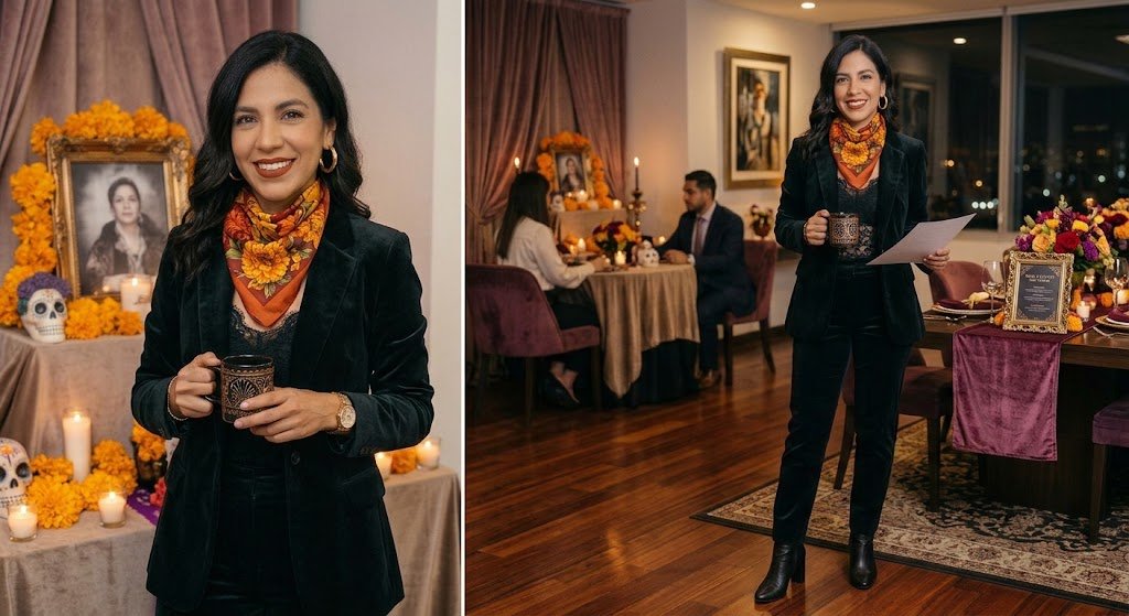 Combinación de ropa elegante