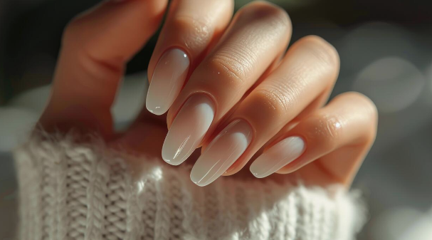 Milky nails
