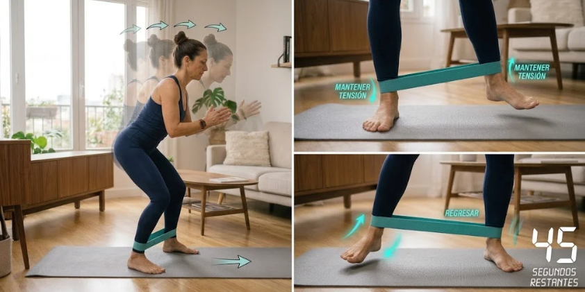 Ligas de resistencia gluteos