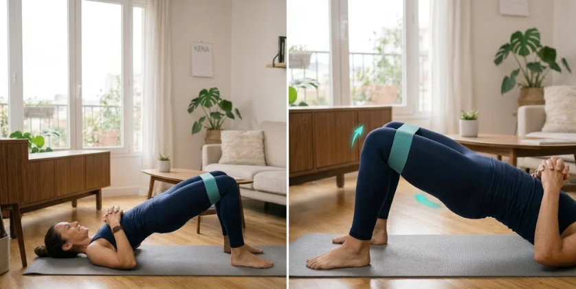 Entrenamiento de gluteos en casa