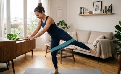 Rutina con ligas para gluteos